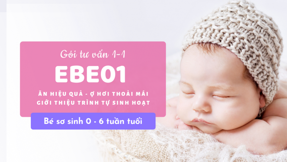 Gói tư vấn ăn no ngủ kỹ EBE01 Gói tư vấn ăn no ngủ kỹ EBE01